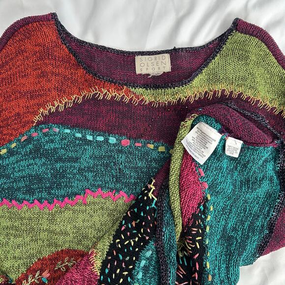 y2k patchwork sweater! - Picture 5 of 6